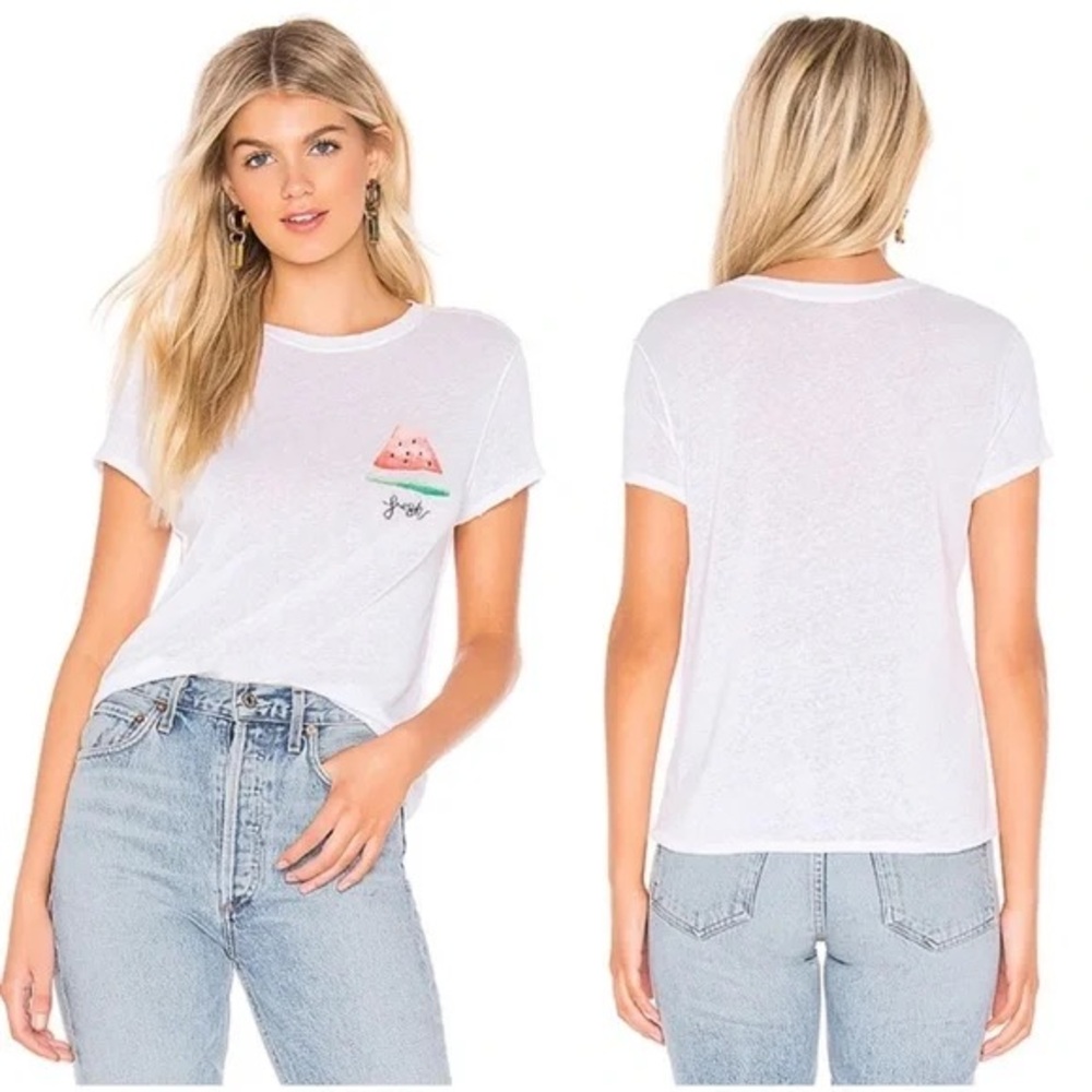 Free People white t-shirt